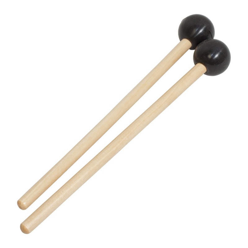7-Inch Mallets With 1-Inch Ball - Pair - Black