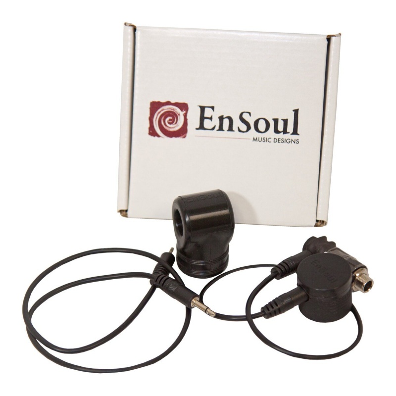 Ensoul Pan Pickup G2 250Hz Hpf, 12" & 18" Cables With 1/4 Female Jacks And A Mount