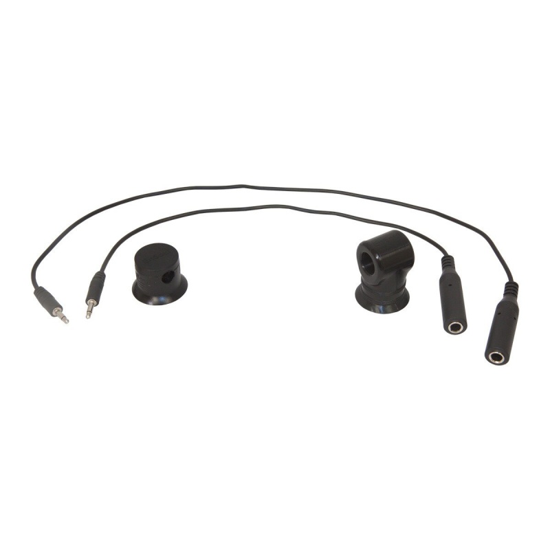 Ensoul Suction Pan Pickup G2, 12 & 18 Cables With 1/4 Female Jacks And A Suction Mount