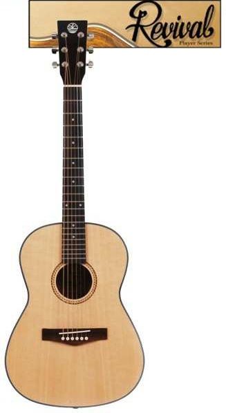 Revival Glossy Three-Quarter Size Mahogany Dreadnought Guitar