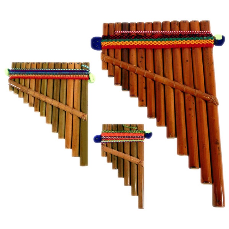 10 Pack Bulk Wholesale Pan Flute # 3 Jumbo 9" Andean Musical Instrument Packaged