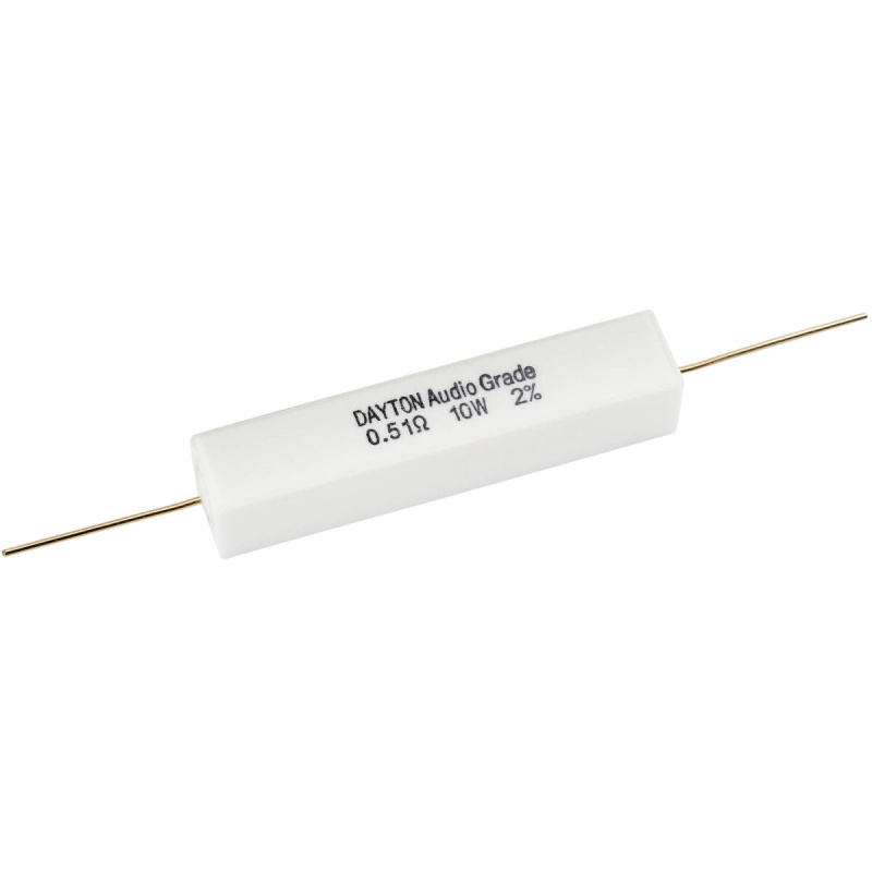 Dayton Audio Dnr-0.51 0.51 Ohm 10W Precision Audio Grade Resistor
