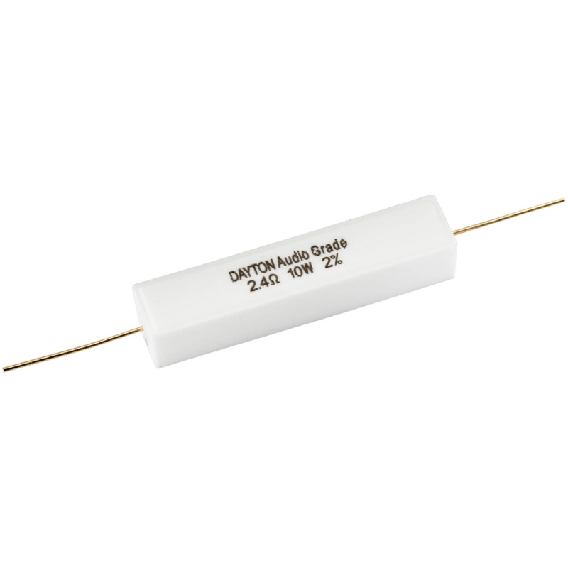 Dayton Audio Dnr-2.4 2.4 Ohm 10W Precision Audio Grade Resistor