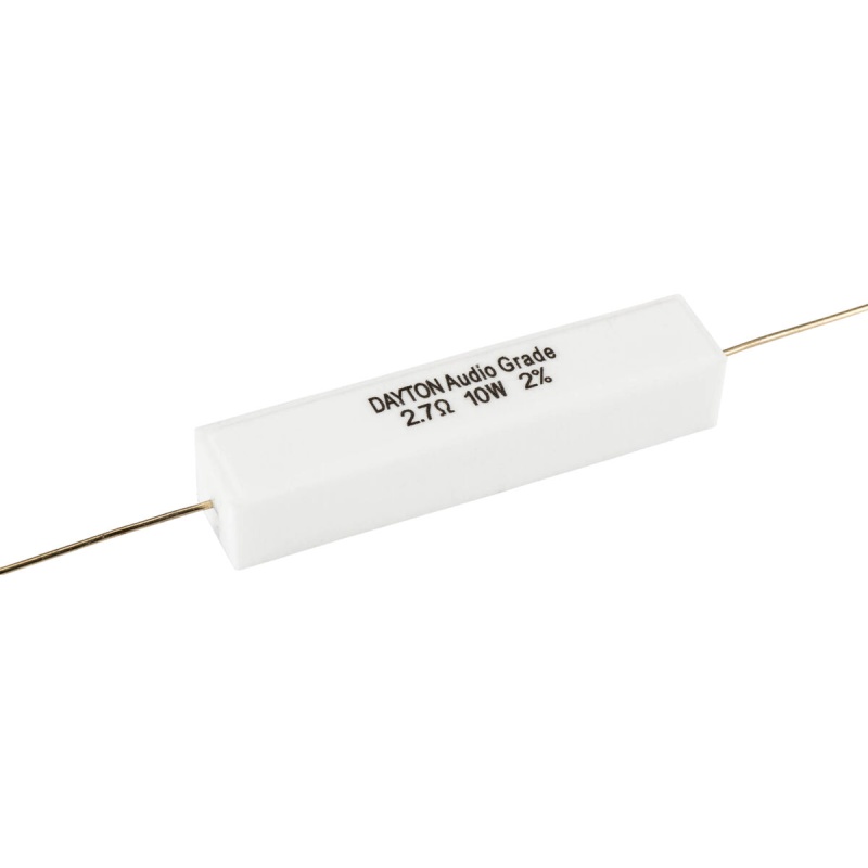 Dayton Audio Dnr-2.7 2.7 Ohm 10W Precision Audio Grade Resistor