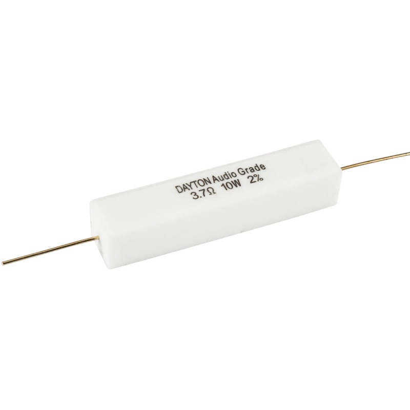 Dayton Audio Dnr-3.7 3.7 Ohm 10W Precision Audio Grade Resistor