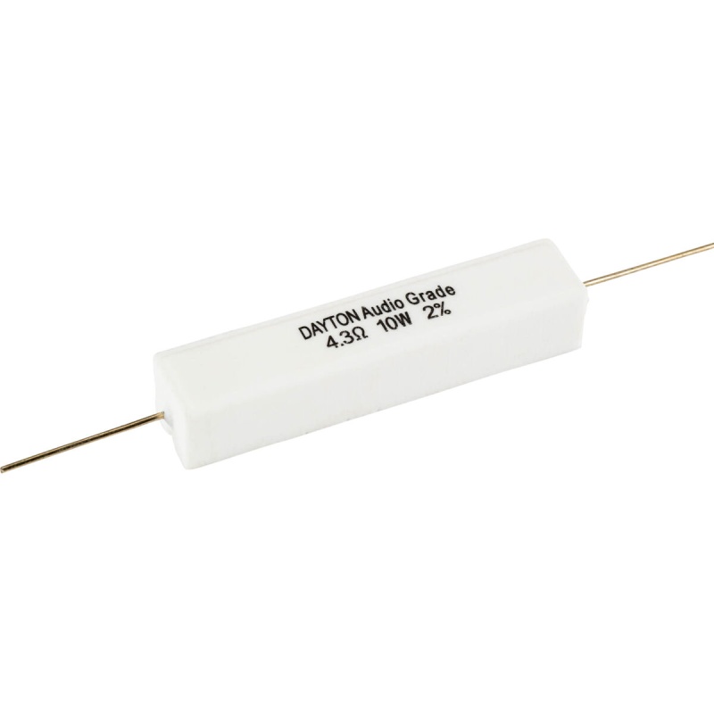 Dayton Audio Dnr-4.3 4.3 Ohm 10W Precision Audio Grade Resistor
