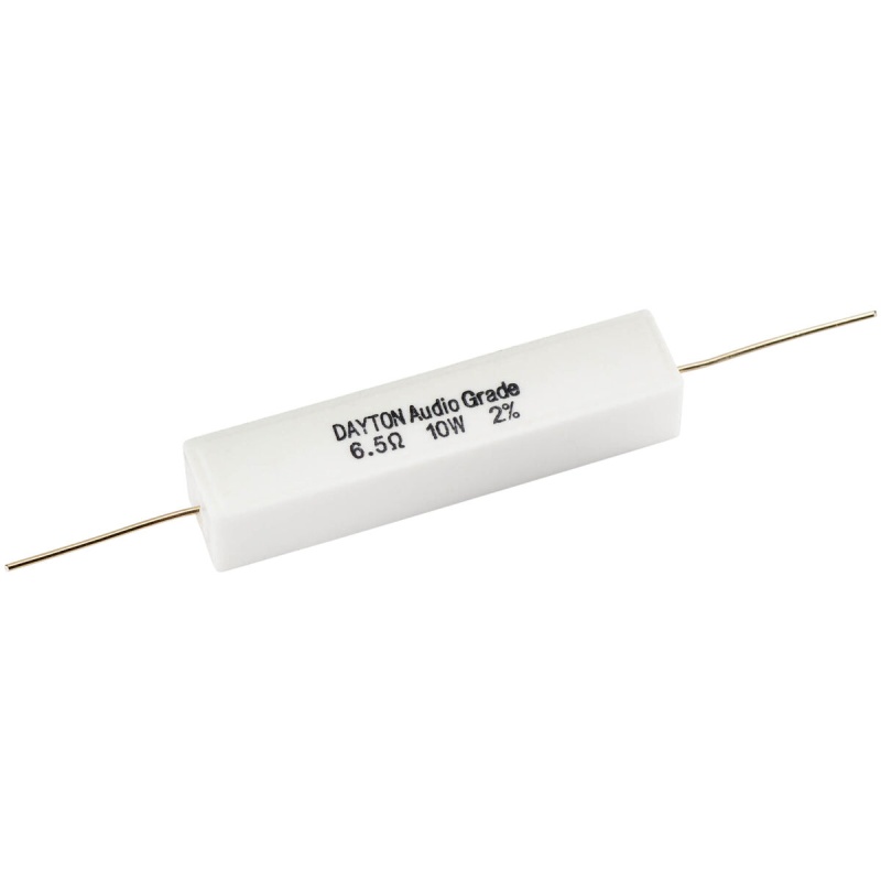 Dayton Audio Dnr-6.5 6.5 Ohm 10W Precision Audio Grade Resistor