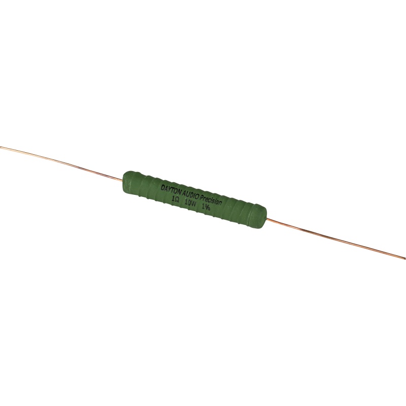 Dayton Audio Dpr10-1.0 1 Ohm 10 Watt Precision 1% Audio Grade Resistor