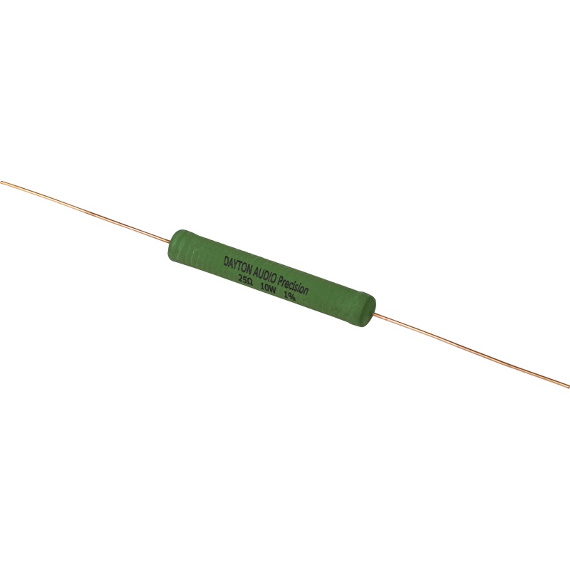 Dayton Audio Dpr10-25.0 25 Ohm 10 Watt Precision 1% Audio Grade Resistor
