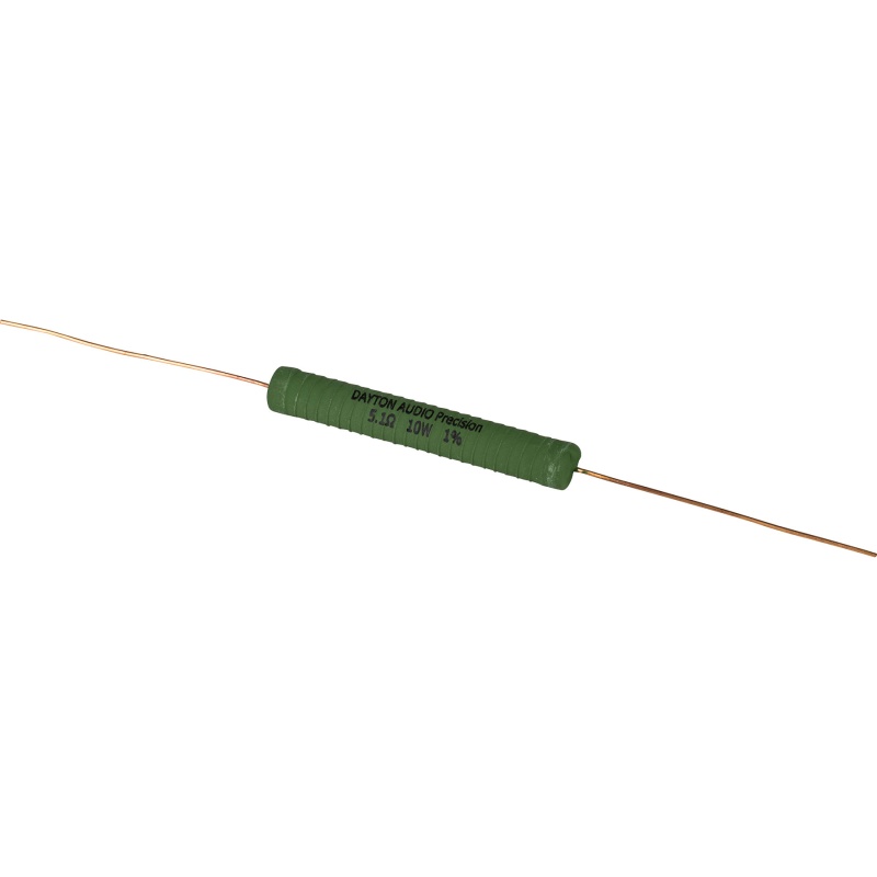 Dayton Audio Dpr10-5.1 5.1 Ohm 10 Watt Precision 1% Audio Grade Resistor