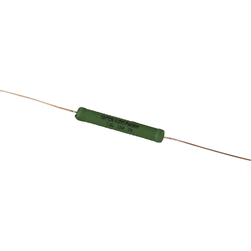 Dayton Audio Dpr10-7.5 7.5 Ohm 10 Watt Precision 1% Audio Grade Resistor