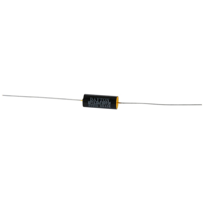 Dayton Audio Dmpc-0.22 0.22Uf 250V Polypropylene Capacitor