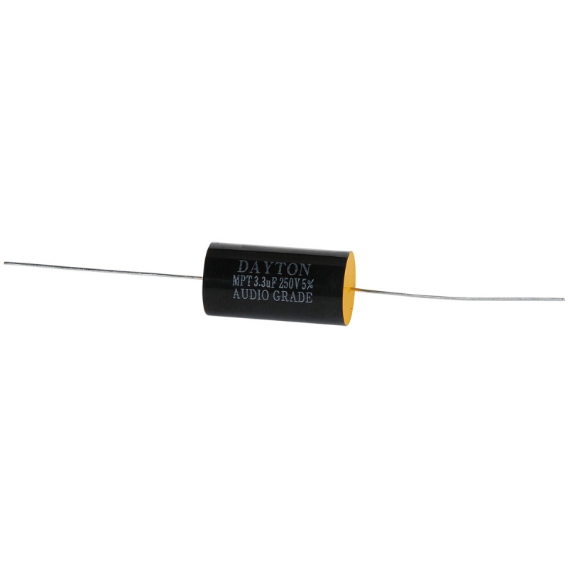 Dayton Audio Dmpc-3.3 3.3Uf 250V Polypropylene Capacitor