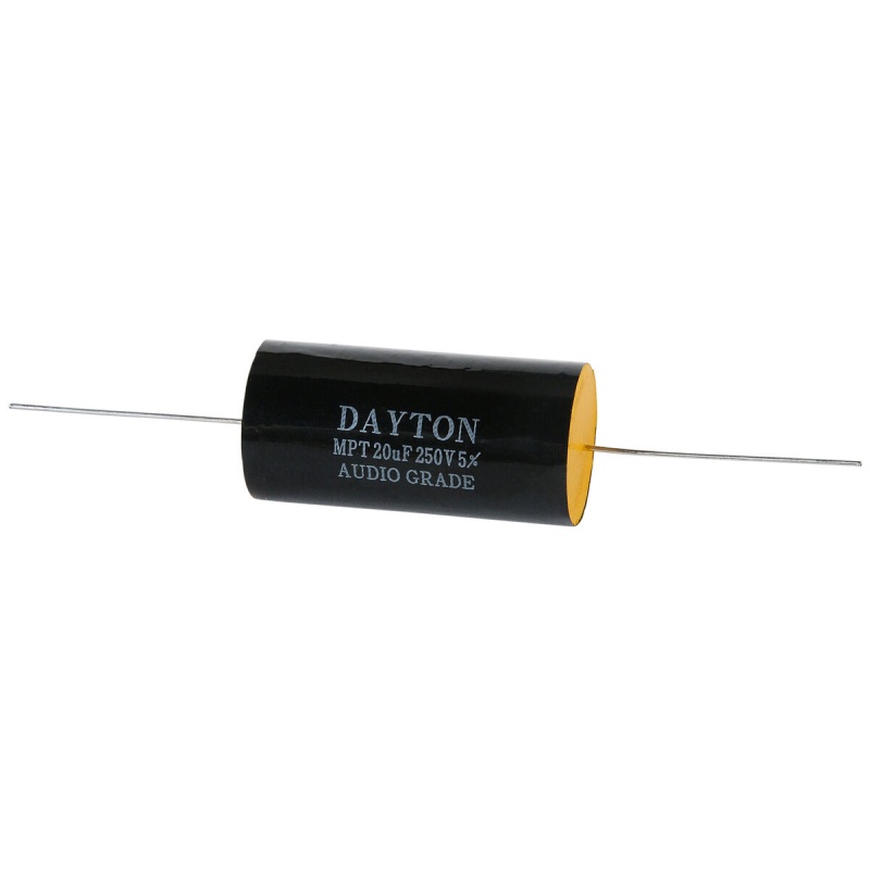 Dayton Audio Dmpc-20 20Uf 250V Polypropylene Capacitor