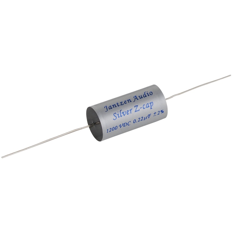 Jantzen Audio 0.22Uf 1200V Silver Z-Cap Crossover Capacitor
