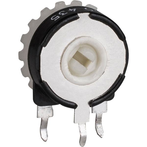 Piher 100 Ohm Trimmer Potentiometer 1/4W 5/8" Vertical Mount