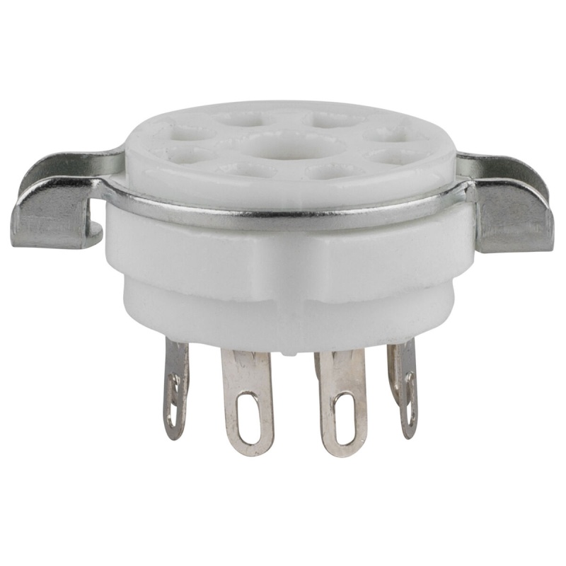 Parts Express 8 Pin Chassis Mount Ceramic Vacuum Tube Socket Base El34 Kt88 Kt66 5881 Type