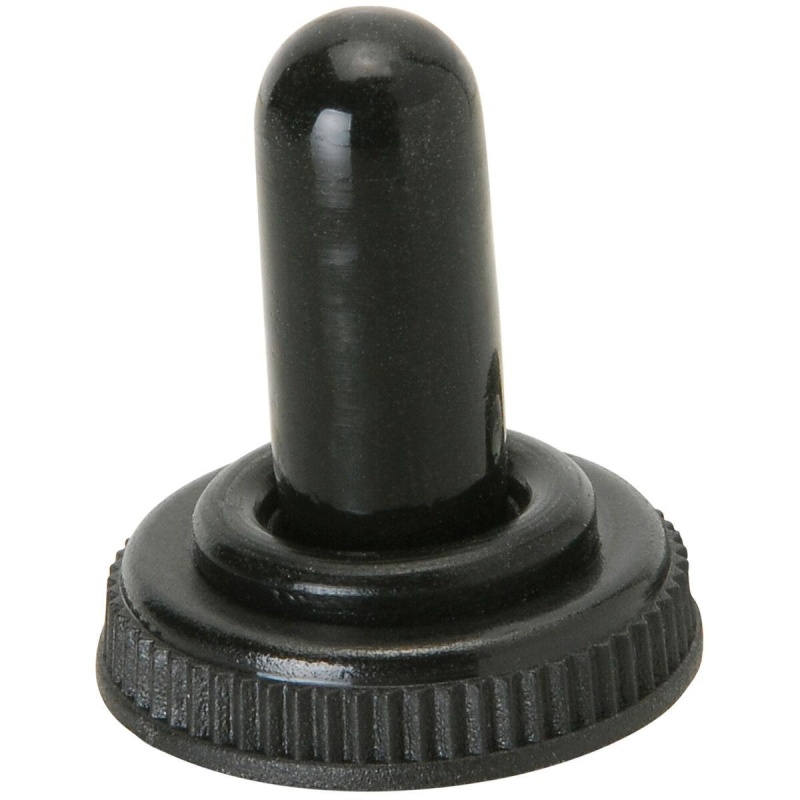 Rubber Toggle Switch Boot With Retention Washer - M12 Threads