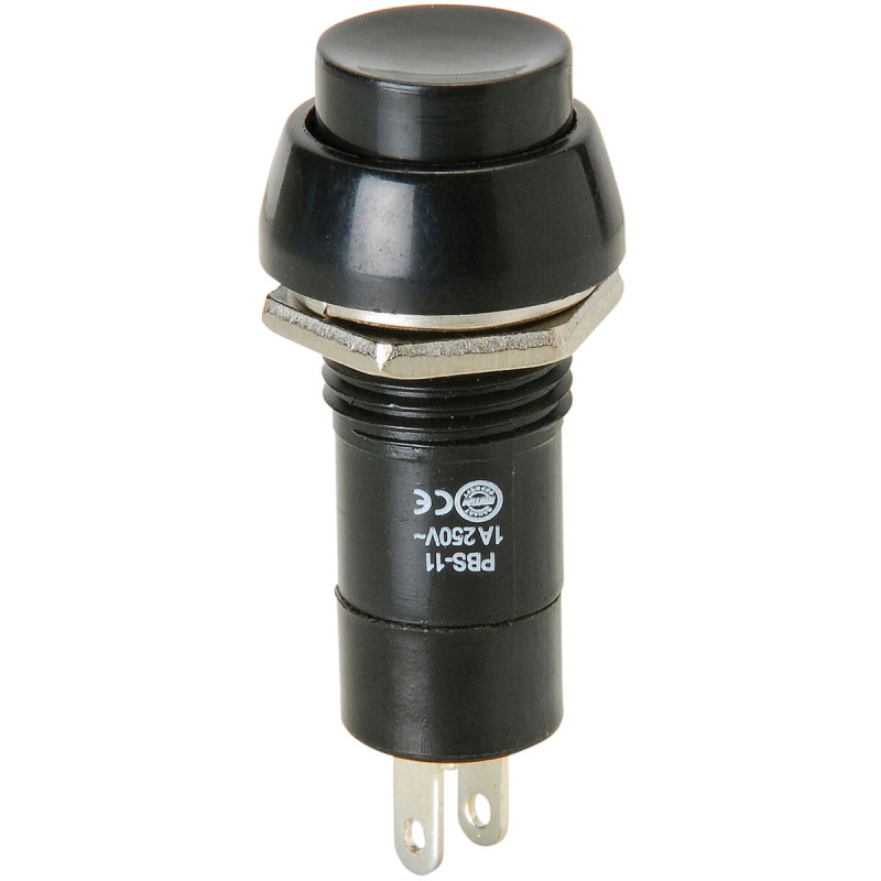 Spst Round Push Button Switch Click On/Click Off 3A 125v