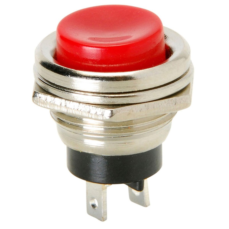 Momentary N.C. Panel Mount Push Button Switch 4A 125v