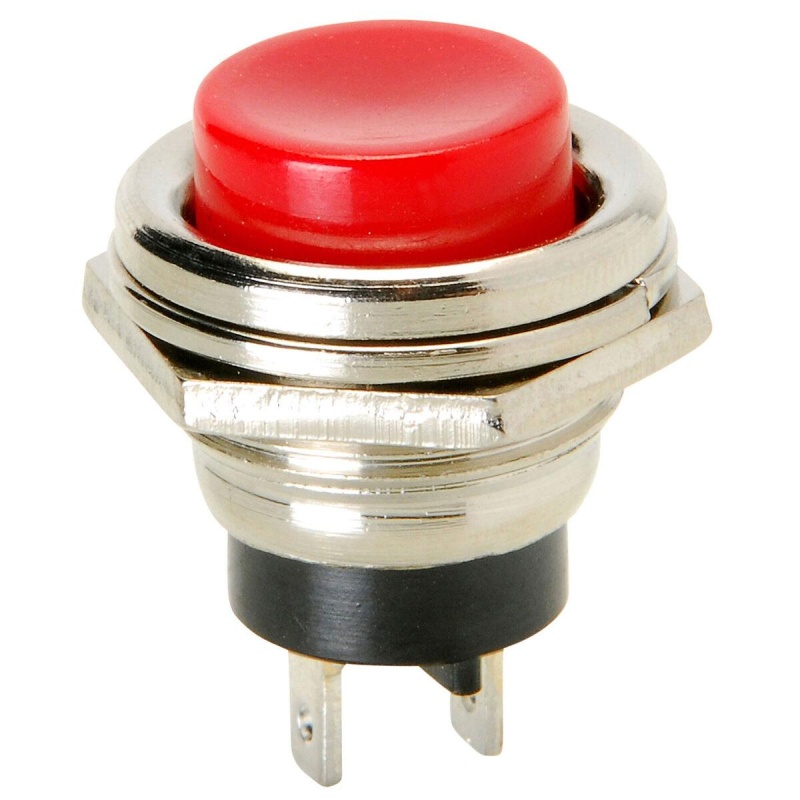 Momentary N.O. Panel Mount Push Button Switch 4A 125v