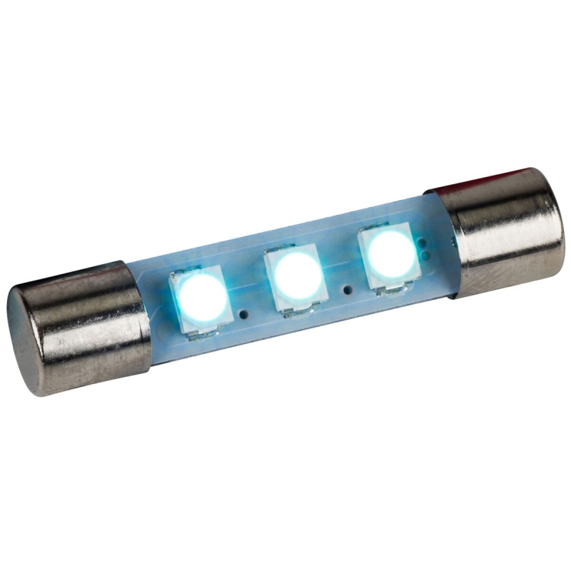 Led Fuse Lamp For Marantz Sansui Kenwood Yamaha Sony - Cool Blue 8 Volt 5 Pack