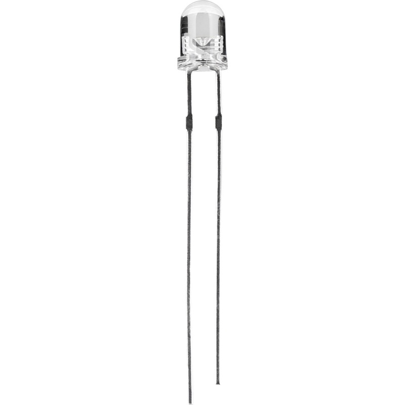 5-Pack 12V Ac/Dc 4Mm 3089K Warm White Bare Wire Leds