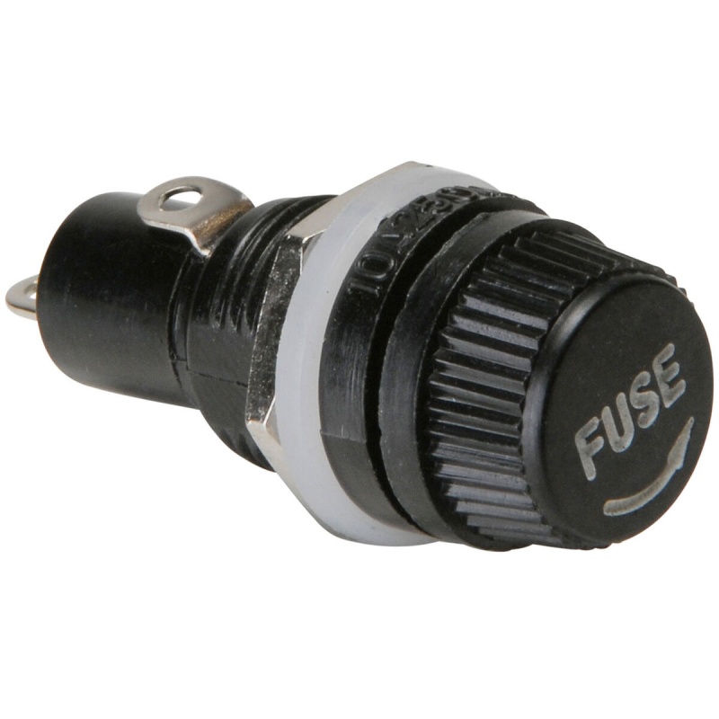 Screw Cap Gma Fuse Holder Black