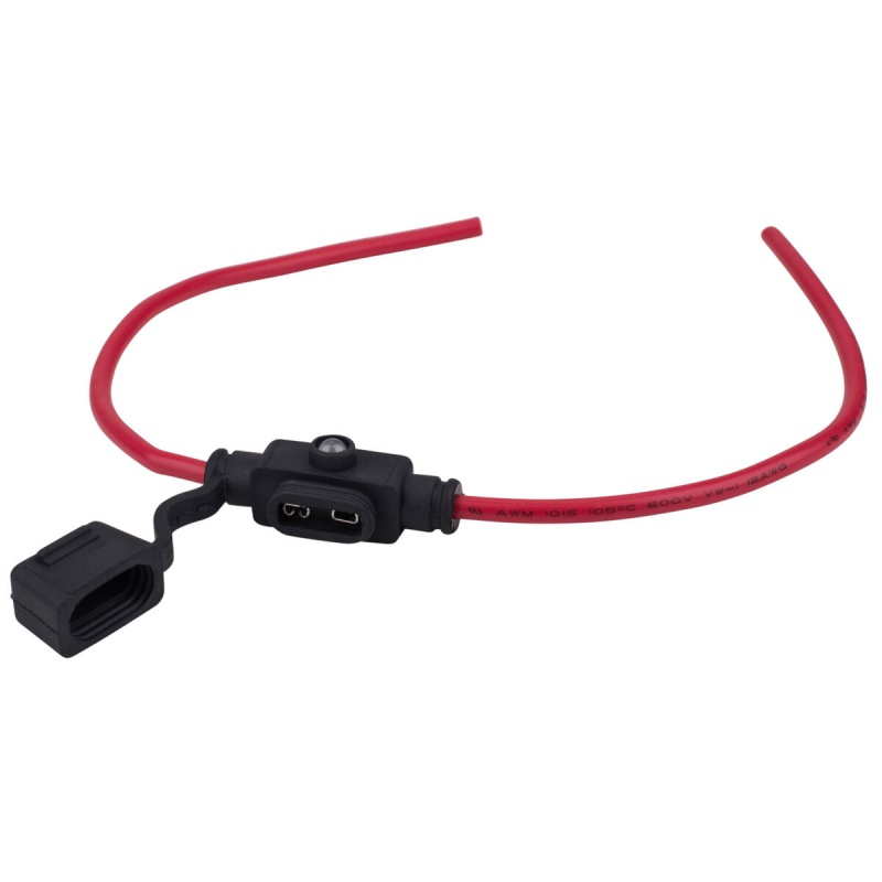 In-Line Mini Blade ATM Fuse Holder with LED
