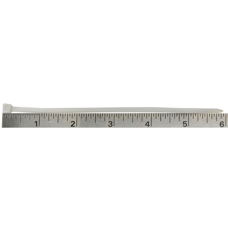 Cable Wire Zip Tie 6" 40 Lb Tensile Natural 100 Pcs