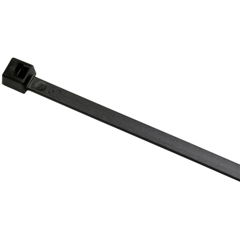 Cable Wire Zip Tie 12" 50 Lb Tensile Black 100 Pcs