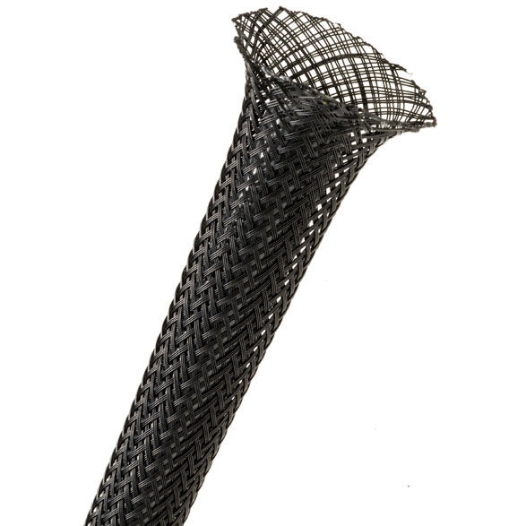 Techflex 3/4" Expandable Sleeving 25 Ft. Black