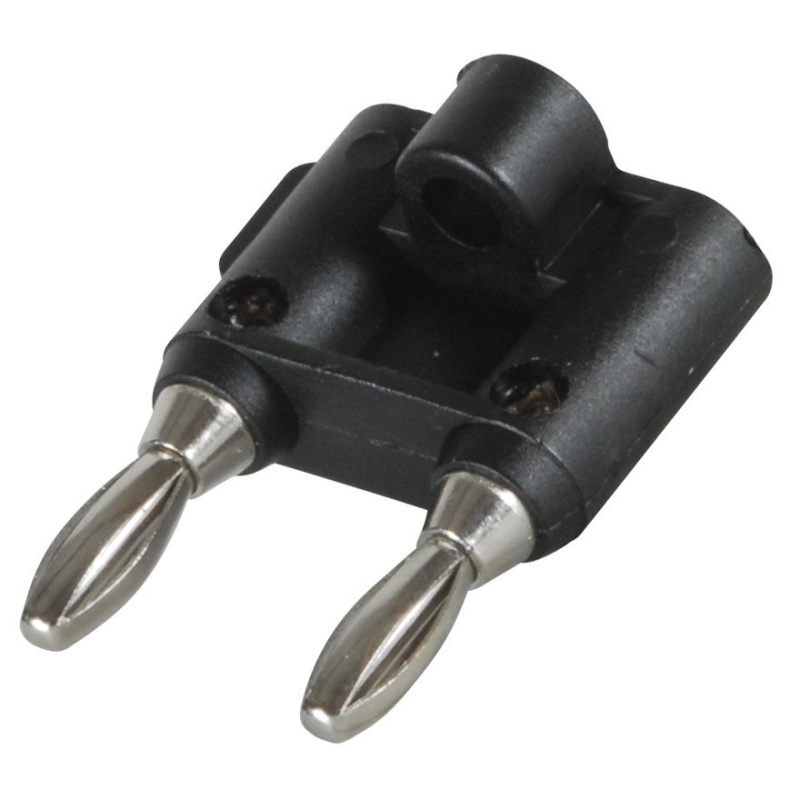 Parts Express Dual Banana Plug Black