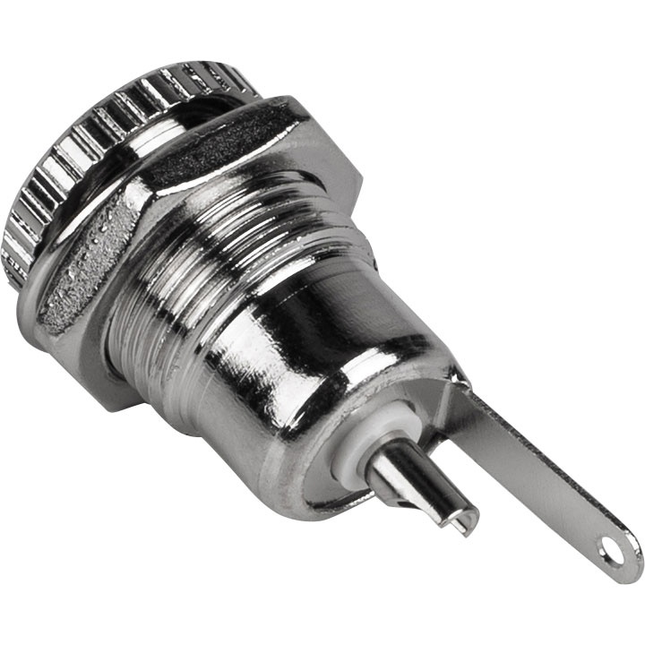 2.5Mm Metal Panel Mount Dc Barrel Power Jack