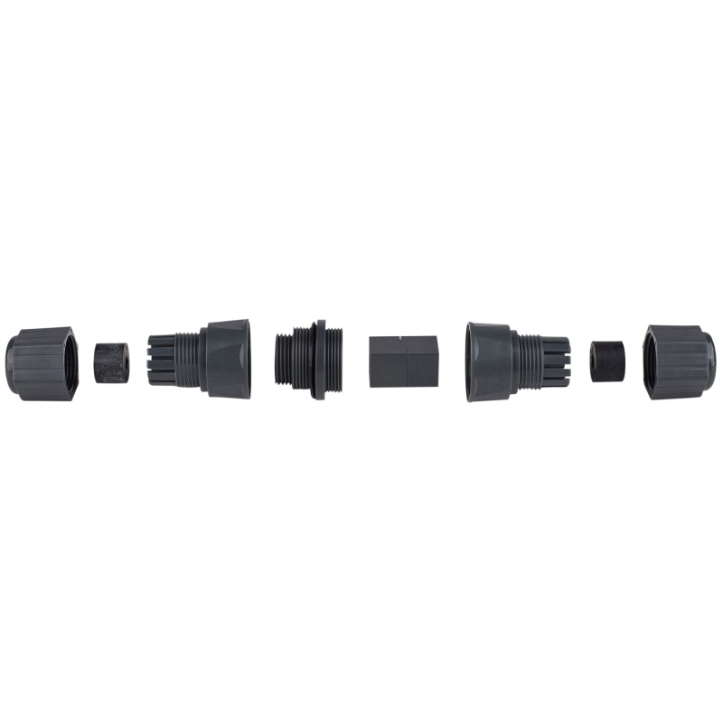 Ip67 Dual Weatherproof Rj45 Female To Female Coupler