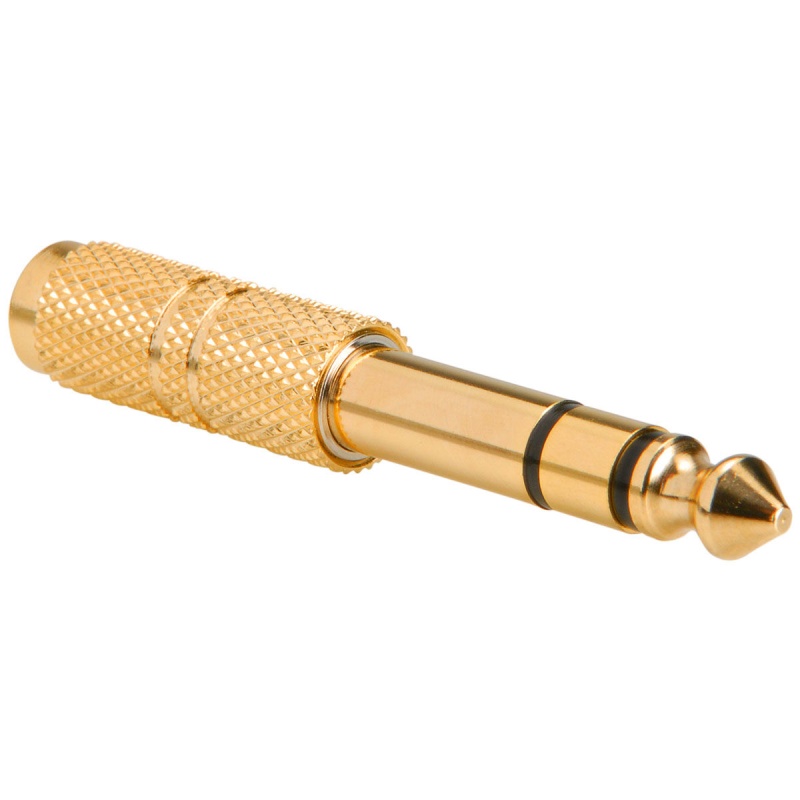 1/4" Stereo M To 3.5Mm Stereo F Adapter