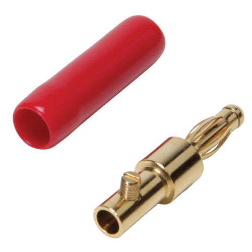 Parts Express Gold Plated Screw Type Banana Plugs 18-12 Awg 16 Pcs