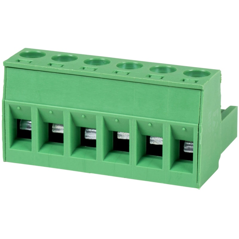 Phoenix Type Connector 6-Pole 5Mm Pitch 4-Pack