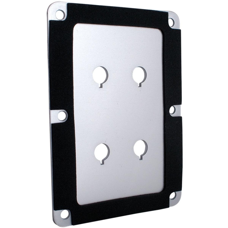 Dayton Audio Dbpp-Si Double Binding Post Plate Silver Anodized