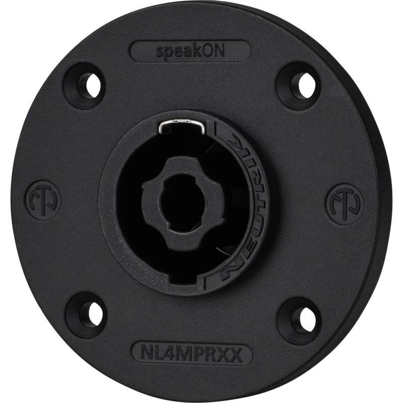 Neutrik Nl4mprxx Speakon Connector 4-Pole Round Chassis Mount