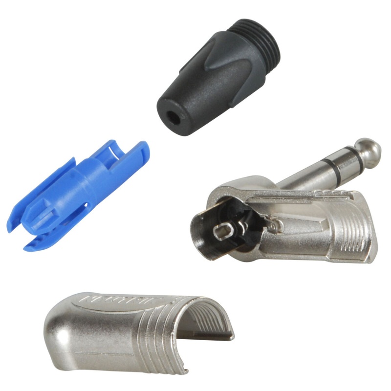 Neutrik Np3rx Px Series 1/4" Right Angle Nickel Plug Stereo Nickel