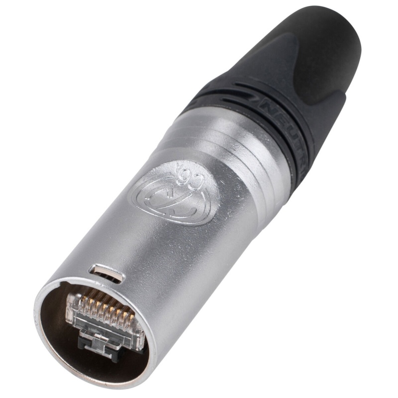 Neutrik Ne8mx6-T Ethercon Cat6a Cable Connector Nickel For Cable 1.1 Mm Or Less
