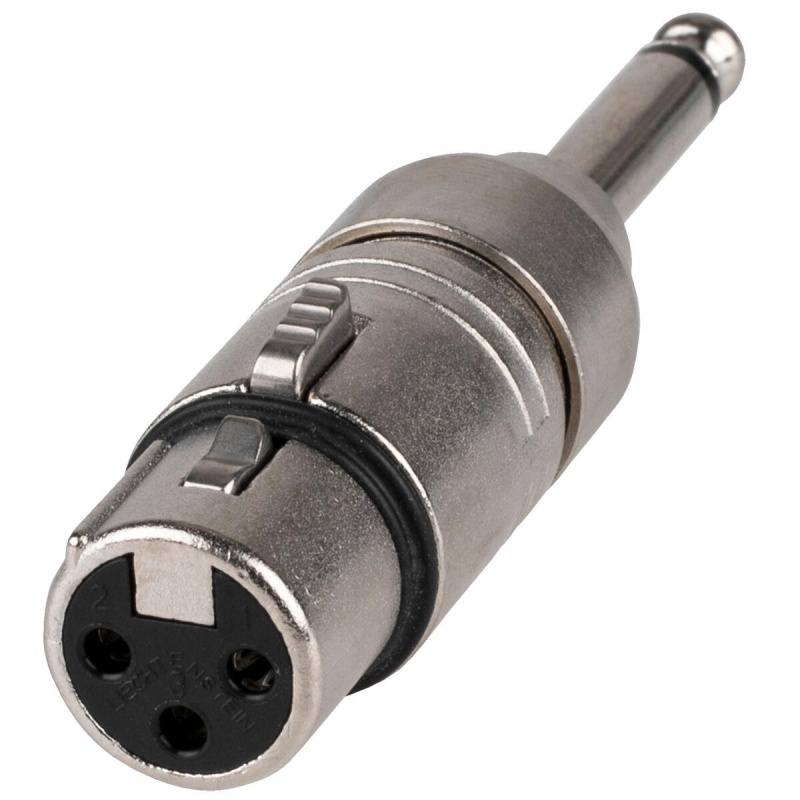 Neutrik Na2fp 3 Pin Xlr Female To 1/4" Mono Plug Adapter