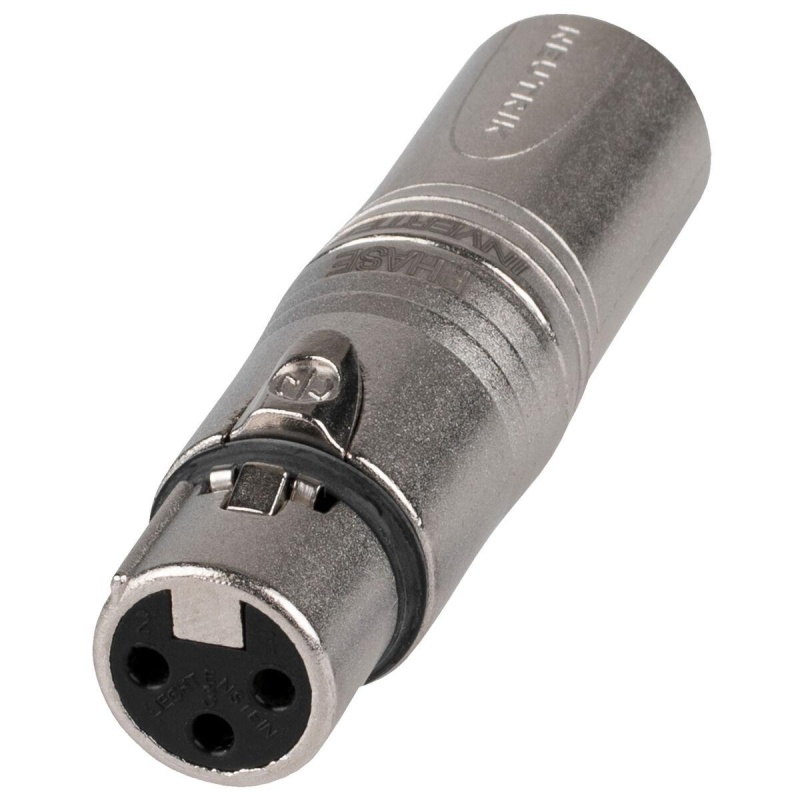 Neutrik Na3fmx 3 Pin Xlr Female To Male Polarity Reversing Adapter