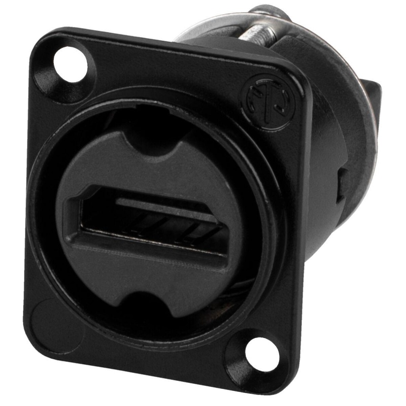 Neutrik Nahdmi-W-B Hdmi Feed-Through Adapter "D" Series Ip65 Black
