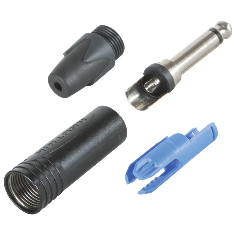 Neutrik Np2x-Bag Px Series 1/4" Nickel Plug Mono Black