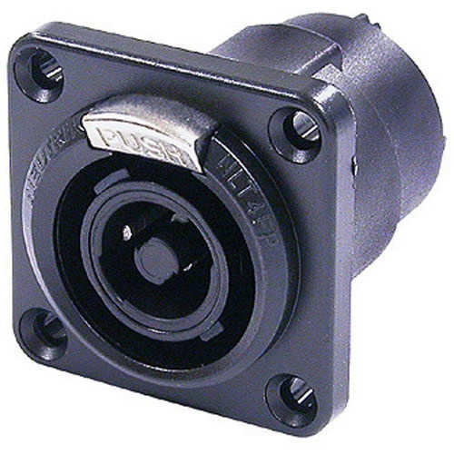 Neutrik Nlt4fpxx-Bag Stxx Series Speakon 4-Pole Female Chassis Connector Black