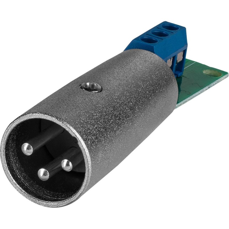 Xlr Male To Screw Terminal Adapter