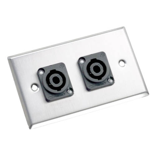 Neutrik 204L Loudspeaker Connector Wallplate Single Nl4mp