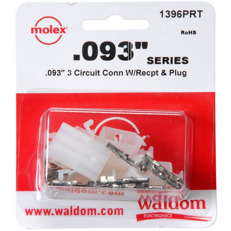 Molex 3-Pin Connector Kit 0.093" 3 Sets
